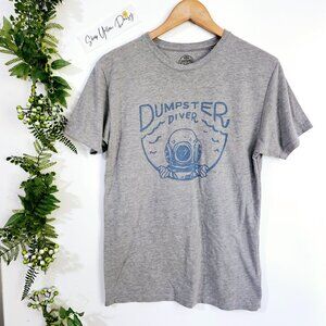 30A‎ Dumpster Diver Gray T-Shirt Mens M Made From Recycled Plastic USA ~SS143.5
